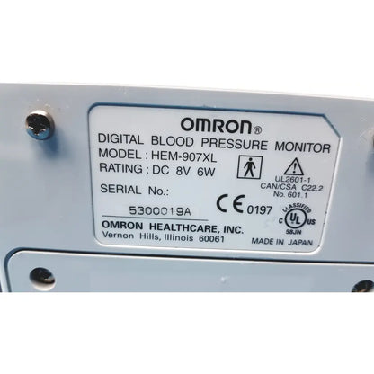 Lot of 6 Omron HEM-907XL IntelliSense Professional Digital Blood Pressure Monitor - Professional Digital Blood Pressure