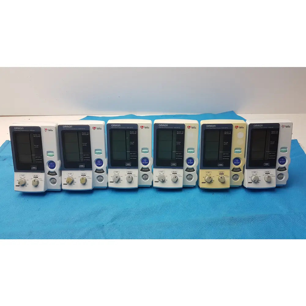 Lot of 6 Omron IntelliSense Professional Digital Blood Pressure Monitor - Professional Digital Blood Pressure Monitor