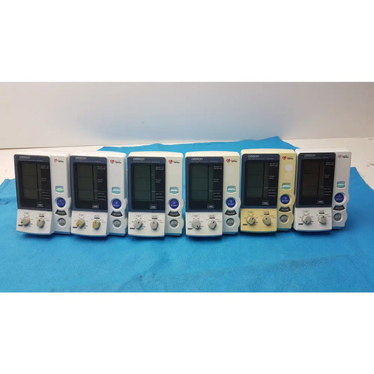 Lot of 6 Omron IntelliSense Professional Digital Blood Pressure Monitor - Professional Digital Blood Pressure Monitor