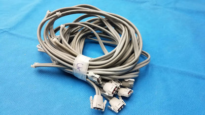 Reuse Medical Equipment Lot of 7 NiBP Air Hose Fast Connector Double Tube NiBP Air Hose Fast Connector, second-hand product photo 1