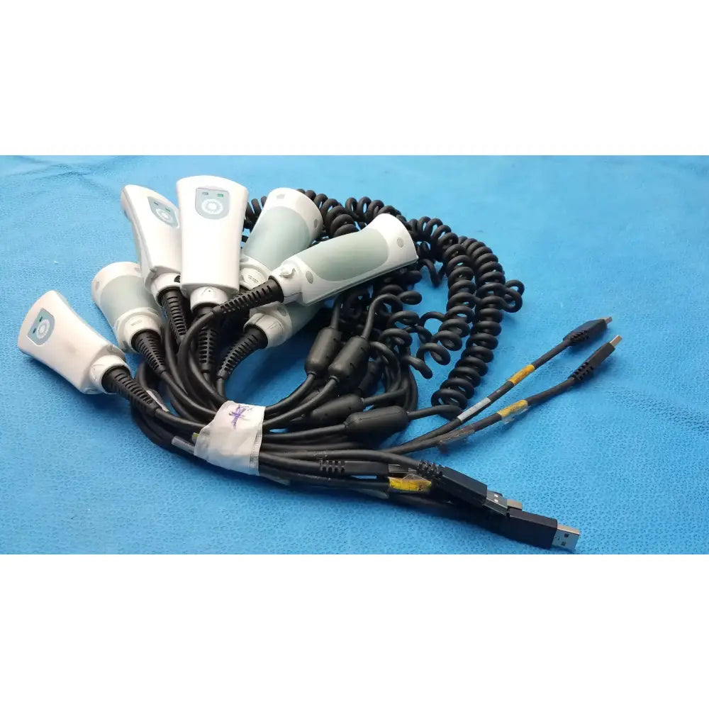 Welch Allyn Lot of 7 Welch Allyn 6000-916HS Medical Handheld Barcode Scanners Handheld Barcode Scanner, second-hand product photo 5