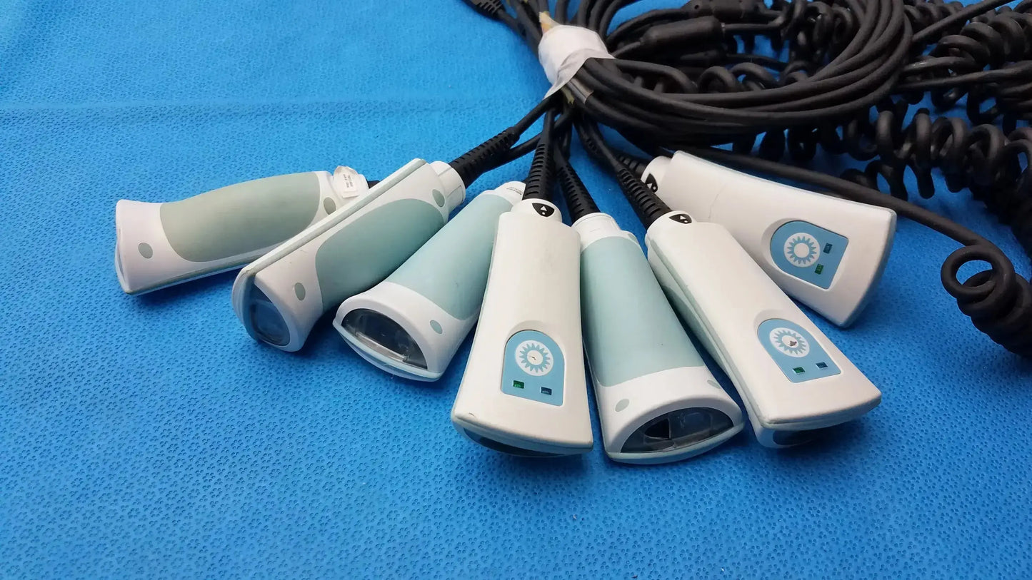 Welch Allyn Lot of 7 Welch Allyn 6000-916HS Medical Handheld Barcode Scanners Handheld Barcode Scanner, second-hand product photo 2