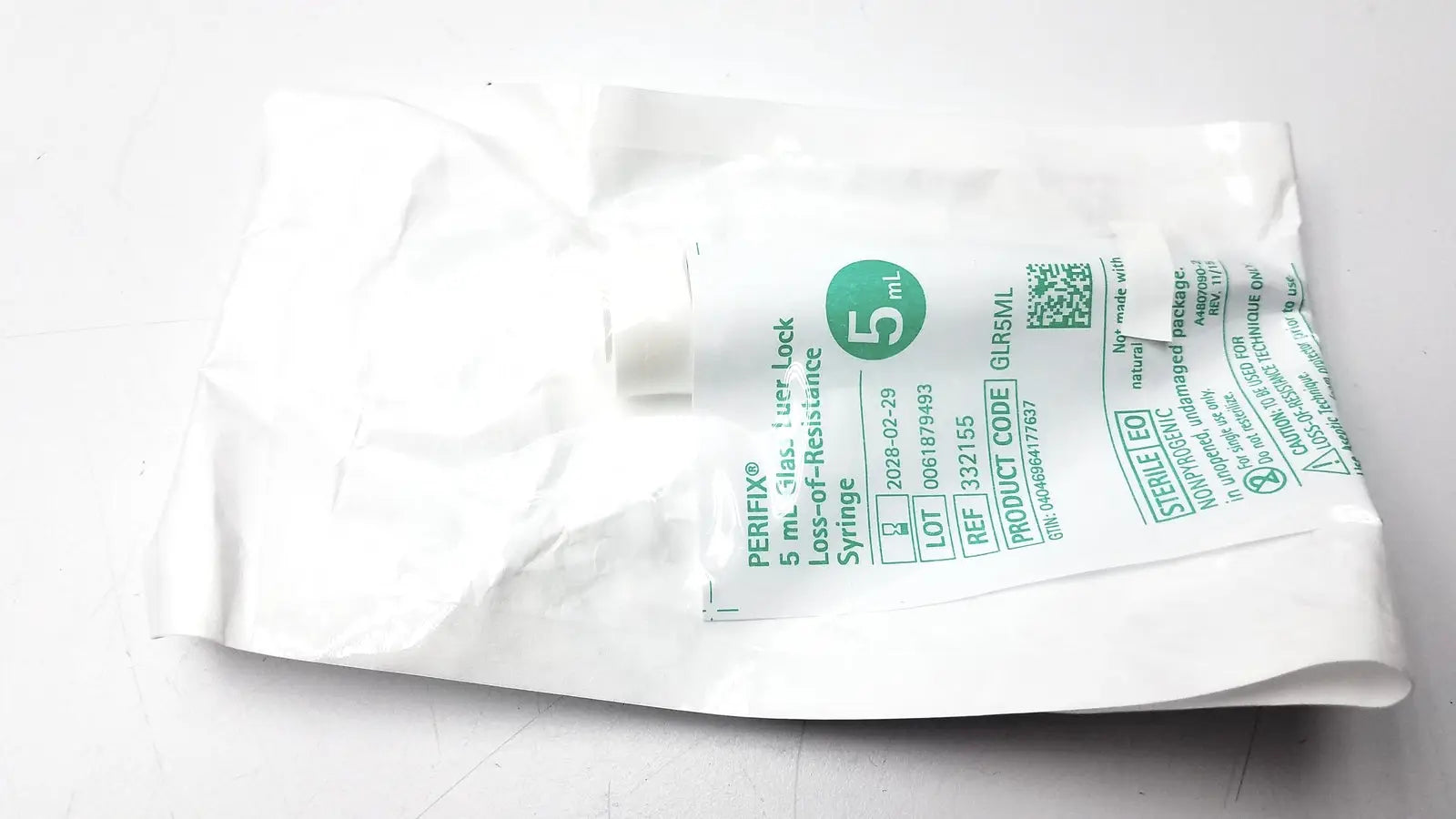 Perifix Lot of 79 Perifix 5 mL Glass Luer Lock Loss of Resistance Syringe Ref. 332155 Syringe, new product photo 2