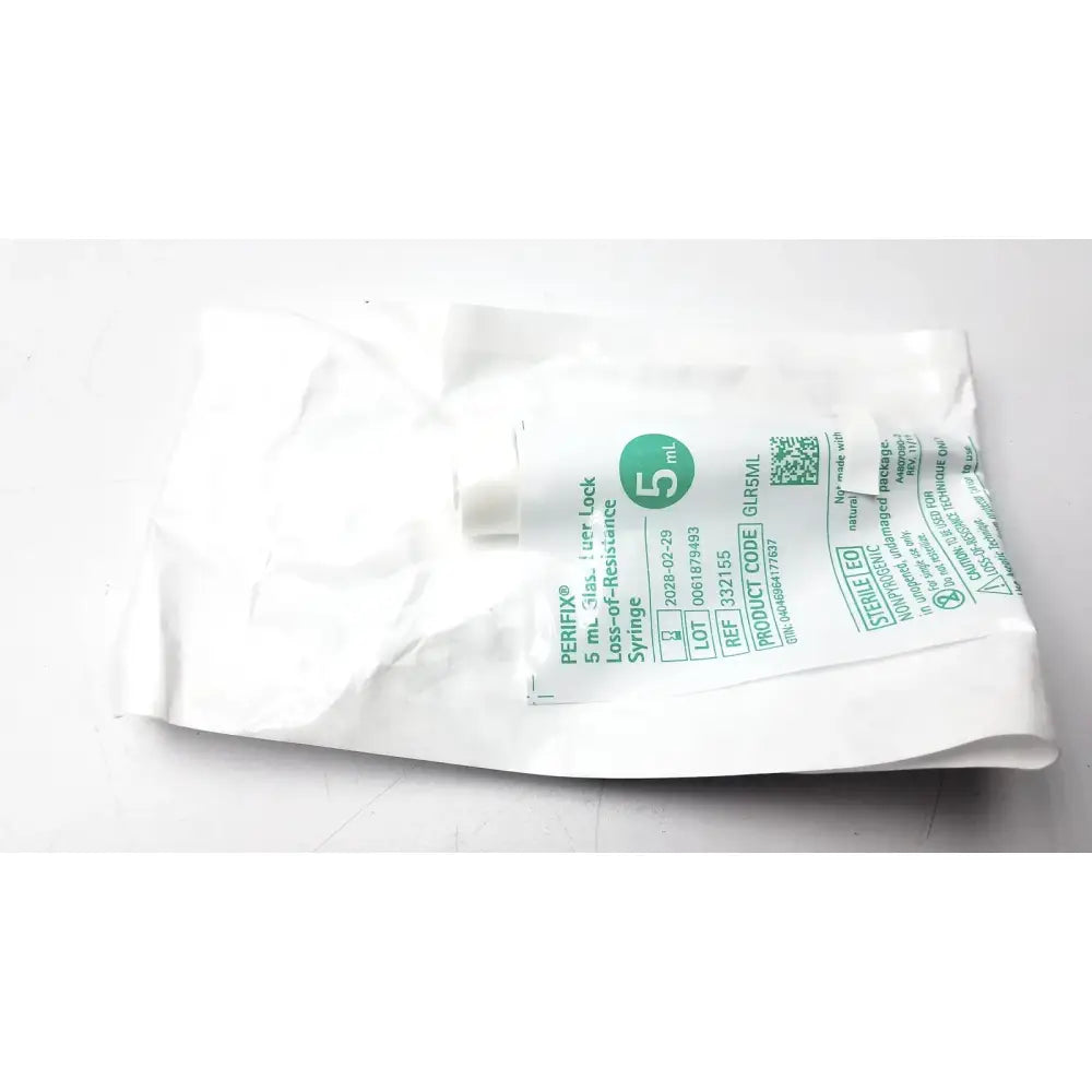 Perifix Lot of 79 Perifix 5 mL Glass Luer Lock Loss of Resistance Syringe Ref. 332155 Syringe, second-hand product photo 2