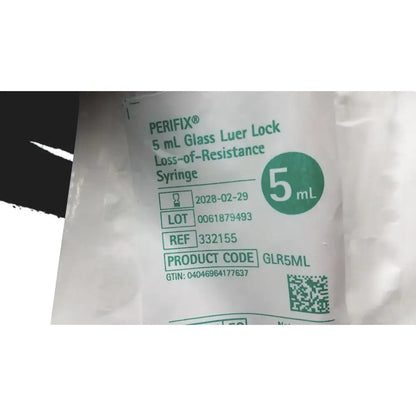 Perifix Lot of 79 Perifix 5 mL Glass Luer Lock Loss of Resistance Syringe Ref. 332155 Syringe, second-hand product photo 5
