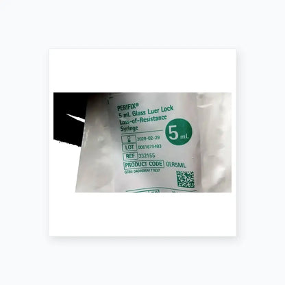 Perifix Lot of 79 Perifix 5 mL Glass Luer Lock Loss of Resistance Syringe Ref. 332155 Syringe, second-hand product photo 5
