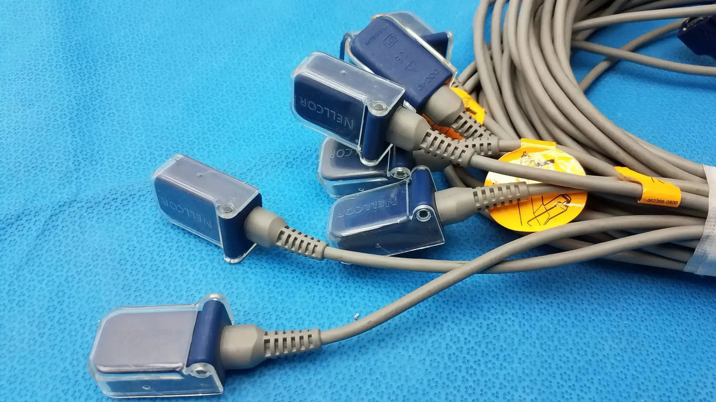 Nellcor Lot of 8 Nellcor Doc-10 Spo2 Adapter Extension Cables SpO2 Adapter Extension Cable, second-hand product photo 2