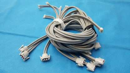 Reuse Medical Equipment LOT OF 9 Double Tube NIBP Blood Pressure Hose Fast Connector Vital Signs Monitor Accessories, second-hand product photo 2
