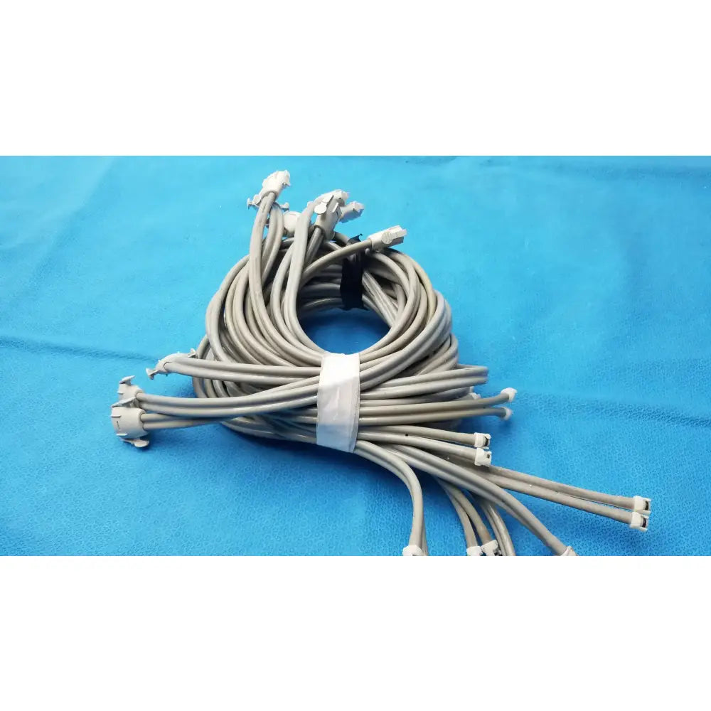 Reuse Medical Equipment LOT OF 9 Double Tube NIBP Blood Pressure Hose Fast Connector Vital Signs Monitor Accessories, second-hand product photo 8