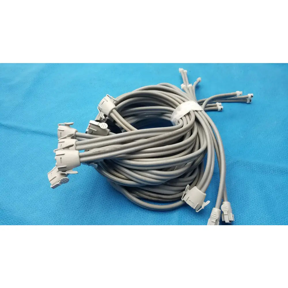 Reuse Medical Equipment LOT OF 9 Double Tube NIBP Blood Pressure Hose Fast Connector Vital Signs Monitor Accessories, second-hand product photo 9