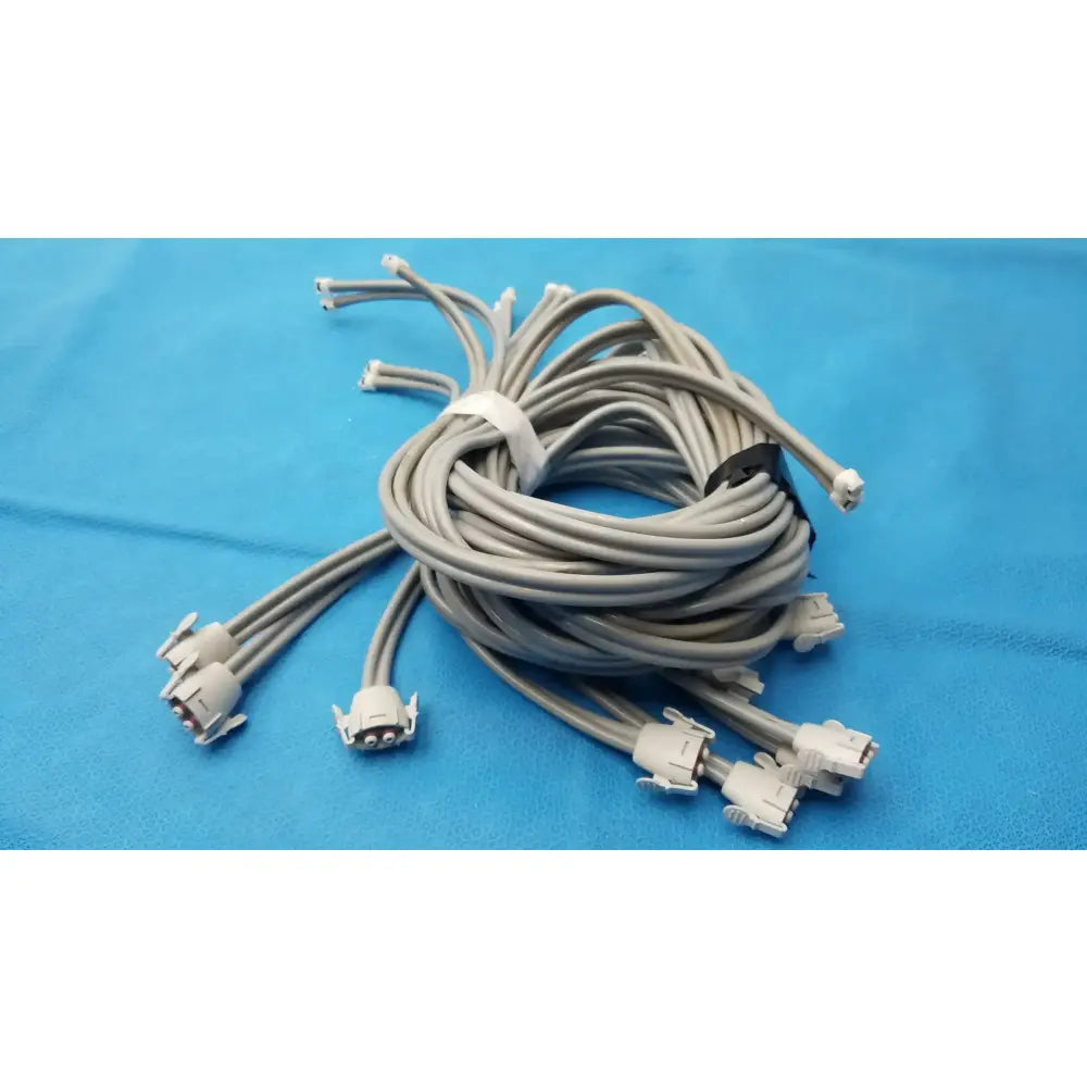 Reuse Medical Equipment LOT OF 9 Double Tube NIBP Blood Pressure Hose Fast Connector Vital Signs Monitor Accessories, second-hand product photo 2