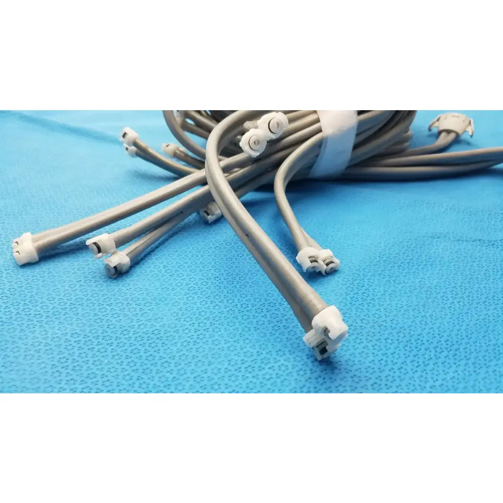 Reuse Medical Equipment LOT OF 9 Double Tube NIBP Blood Pressure Hose Fast Connector Vital Signs Monitor Accessories, second-hand product photo 7