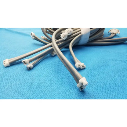 Reuse Medical Equipment LOT OF 9 Double Tube NIBP Blood Pressure Hose Fast Connector Vital Signs Monitor Accessories, second-hand product photo 7