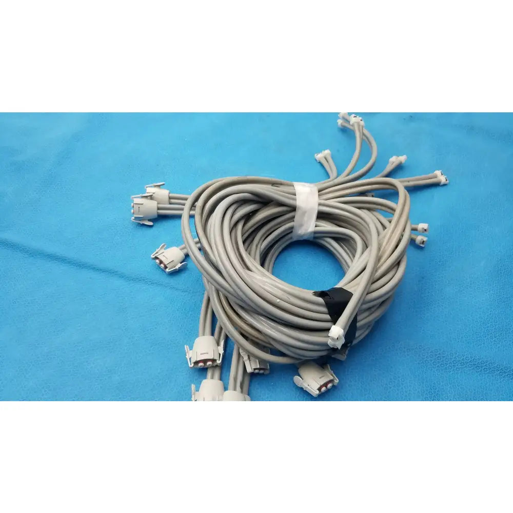 Reuse Medical Equipment LOT OF 9 Double Tube NIBP Blood Pressure Hose Fast Connector Vital Signs Monitor Accessories, second-hand product photo 4