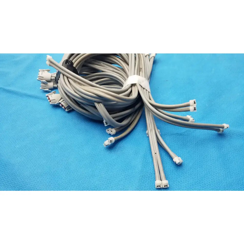 Reuse Medical Equipment LOT OF 9 Double Tube NIBP Blood Pressure Hose Fast Connector Vital Signs Monitor Accessories, second-hand product photo 5