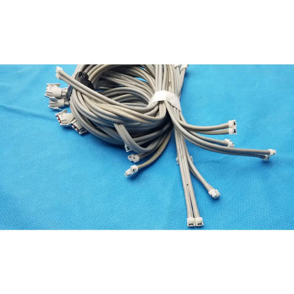 Reuse Medical Equipment LOT OF 9 Double Tube NIBP Blood Pressure Hose Fast Connector Vital Signs Monitor Accessories, second-hand product photo 5