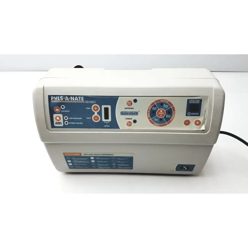 Reuse Medical Low Air Loss Mattress Pump SIZEWIZE Sapphire Pulse A Nate Other Medical, Lab & Caregiving Furniture, second-hand product photo 1