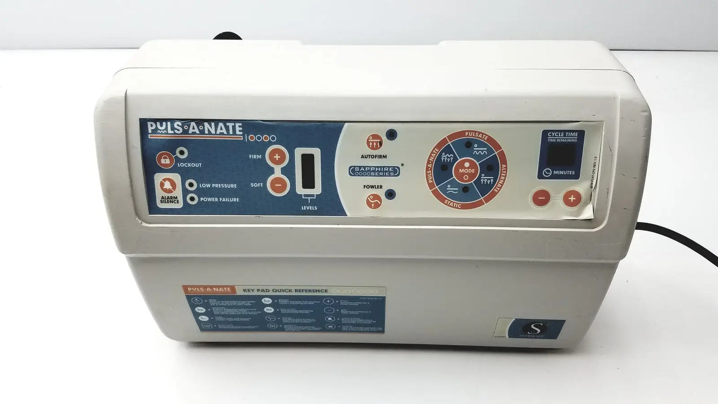 Reuse Medical Low Air Loss Mattress Pump SIZEWIZE Sapphire Pulse A Nate Other Medical, Lab & Caregiving Furniture, second-hand product photo 1