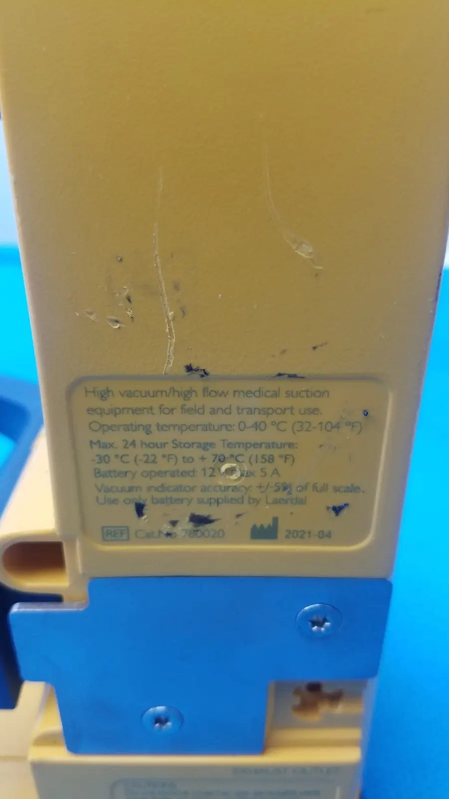 Laerdal LSU Laerrdal Suctiion Unit Cat No 780020 Suction Unit, second-hand product photo 7