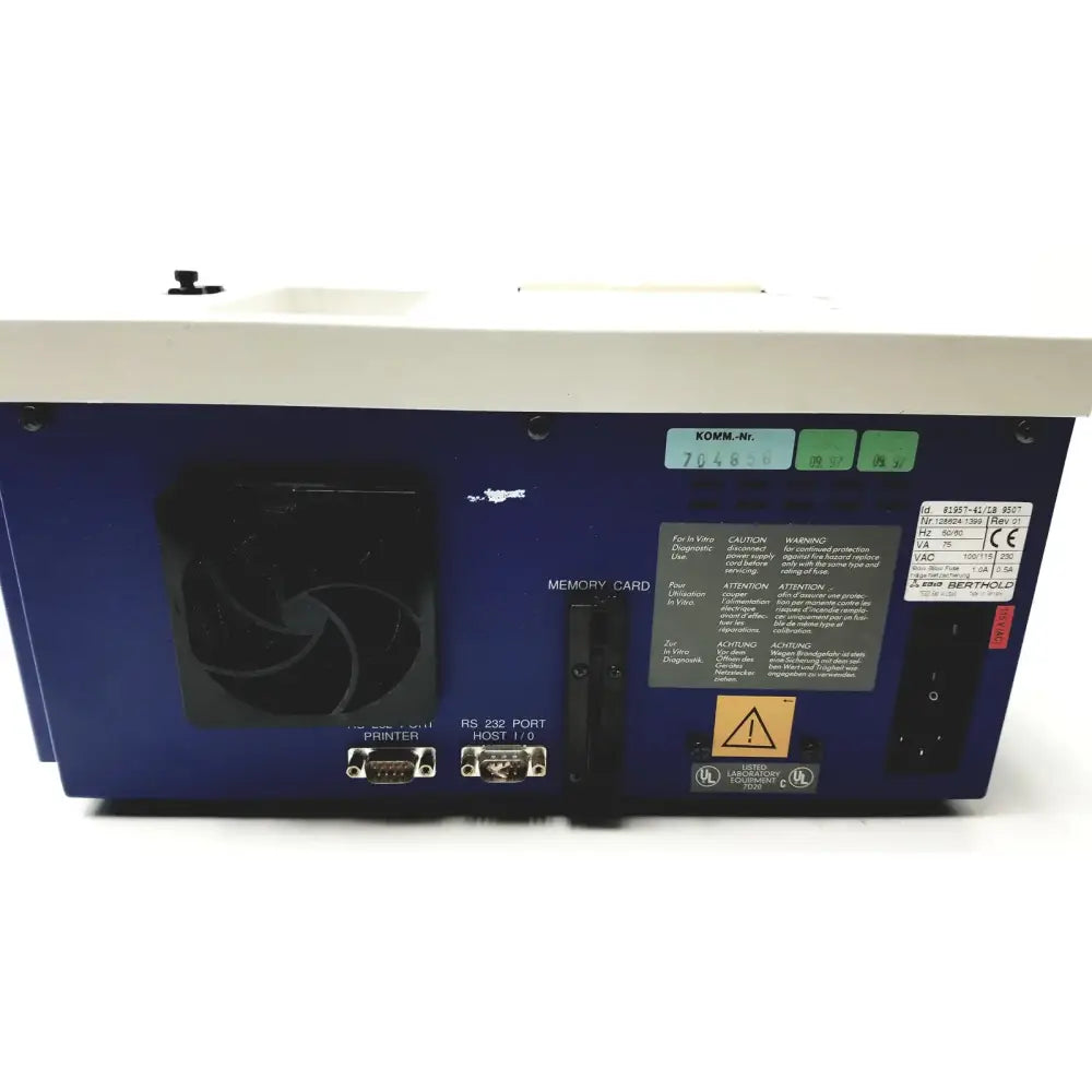 Lumat LB 9507 Ultra Sensitive Tube Luminoter by Berthold Technologies Luminometer, second-hand product photo 6