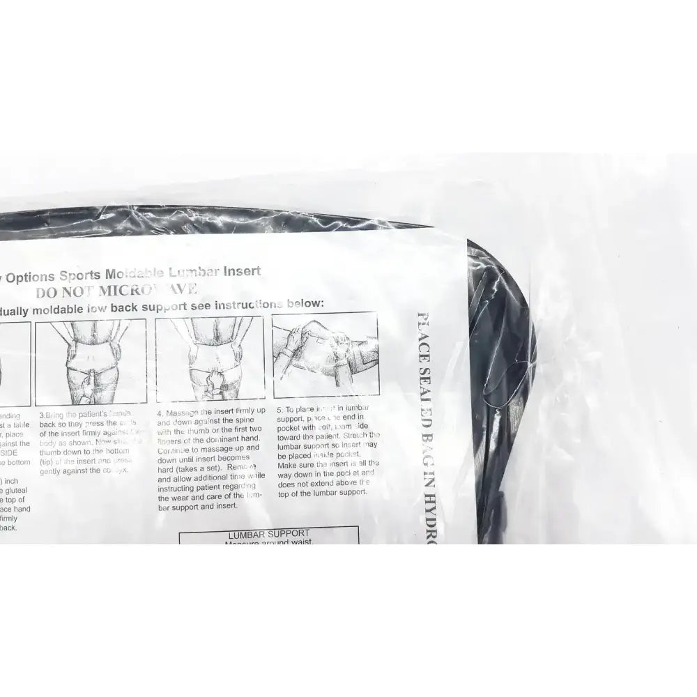 New Options Sports Lumbar Sacral Orthosis VAL5N 2X-Large Lumbosacral Support W/Thermoplastic Insert Lumbar Sacral Orthosis, second-hand product photo 7
