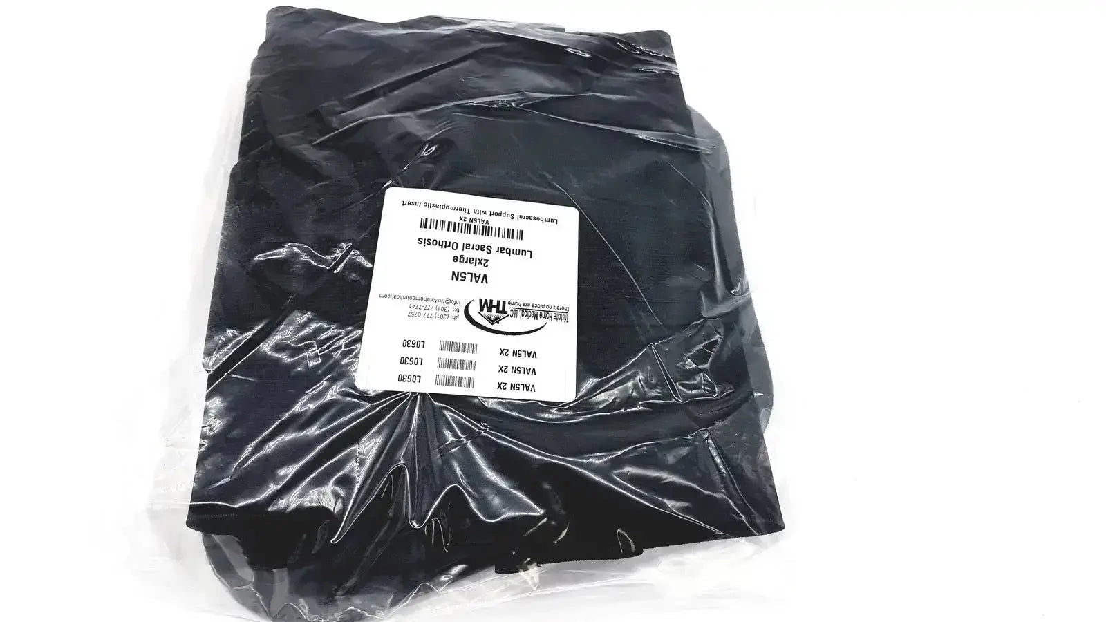 New Options Sports Lumbar Sacral Orthosis VAL5N 2X-Large Lumbosacral Support W/Thermoplastic Insert Lumbar Sacral Orthosis, second-hand product photo 3