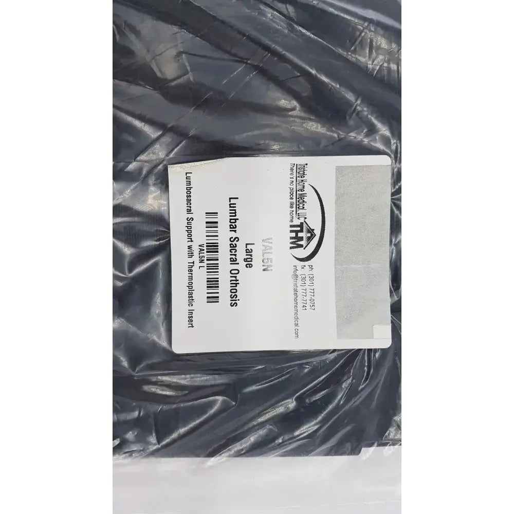 New Options Sports Lumbar Sacral Orthosis VAL5N Large Lumbosacral Support W/Thermoplastic Insert Lumbosacral Orthosis, second-hand product photo 7