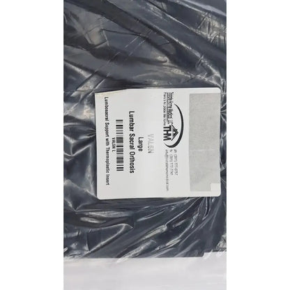 New Options Sports Lumbar Sacral Orthosis VAL5N Large Lumbosacral Support W/Thermoplastic Insert Lumbosacral Orthosis, second-hand product photo 7