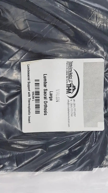 New Options Sports Lumbar Sacral Orthosis VAL5N Large Lumbosacral Support W/Thermoplastic Insert Lumbosacral Orthosis, second-hand product photo 7