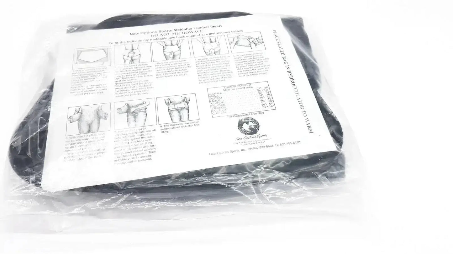 New Options Sports Lumbar Sacral Orthosis VAL5N Large Lumbosacral Support W/Thermoplastic Insert Lumbosacral Orthosis, new product photo 6