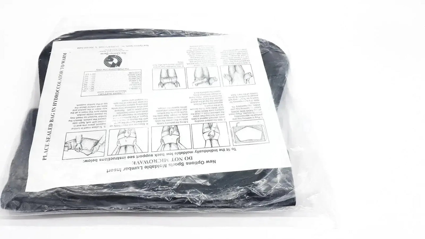 New Options Sports Lumbar Sacral Orthosis VAL5N Large Lumbosacral Support W/Thermoplastic Insert Lumbosacral Orthosis, second-hand product photo 11