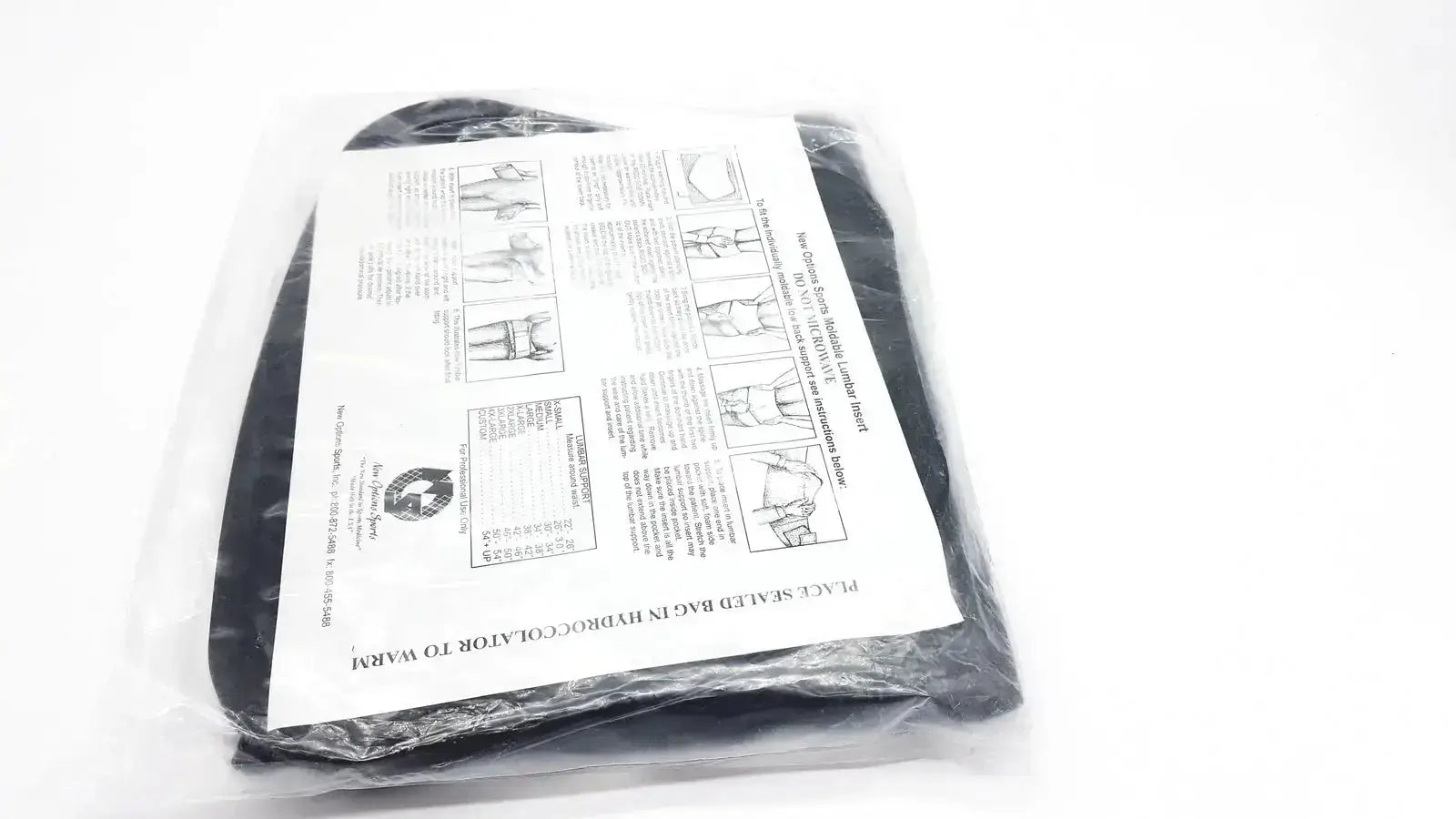 New Options Sports Lumbar Sacral Orthosis VAL5N Large Lumbosacral Support W/Thermoplastic Insert Lumbosacral Orthosis, new product photo 12