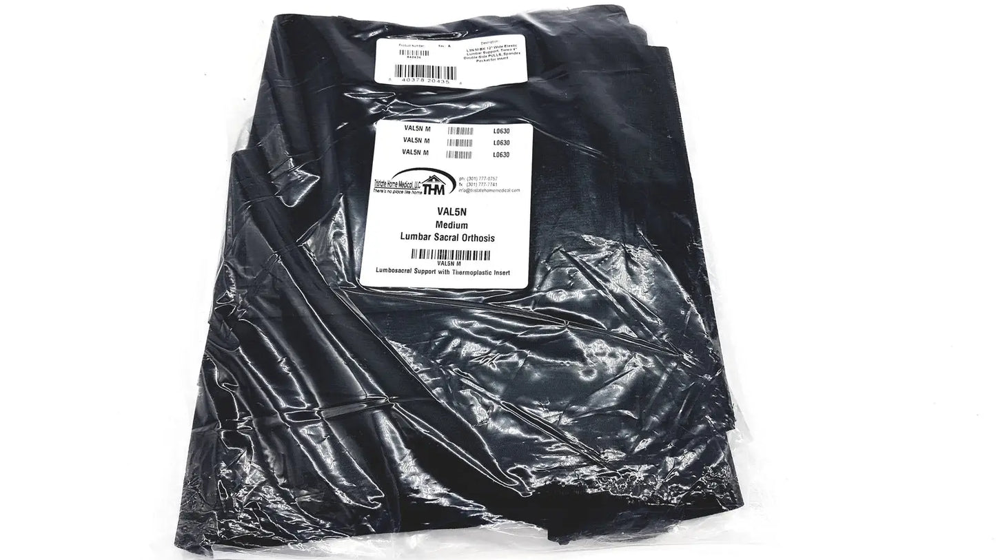 Reuse Medical Lumbar Sacral Orthosis VAL5N Medium Lumbosacral Support W/Thermoplastic Insert Orthotics, Braces & Sleeves, second-hand product photo 1