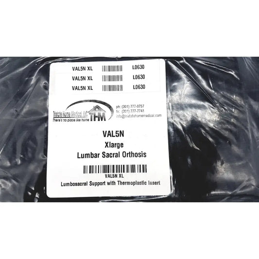 Reuse Medical Lumbar Sacral Orthosis VAL5N X-Large Lumbosacral Support W/Thermoplastic Insert Orthotics, Braces & Sleeves, second-hand product photo 1