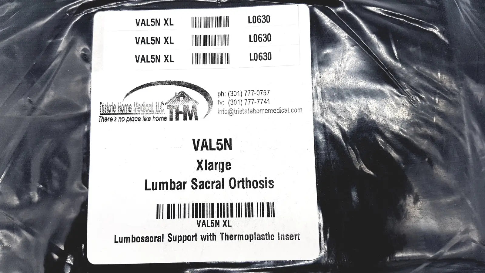 Reuse Medical Lumbar Sacral Orthosis VAL5N X-Large Lumbosacral Support W/Thermoplastic Insert Orthotics, Braces & Sleeves, second-hand product photo 1