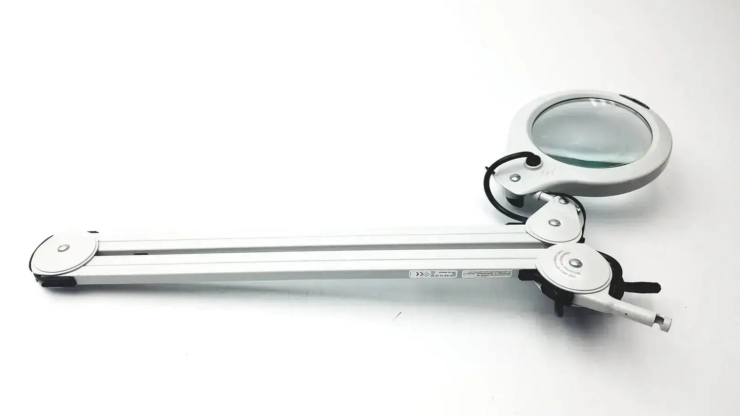 Luxo LFG028214 - LFM LED G2, 45' Arm, 3 Diopter Lens and Clamp - Untested Magnifying Lamp, as-is (for parts) product photo 8