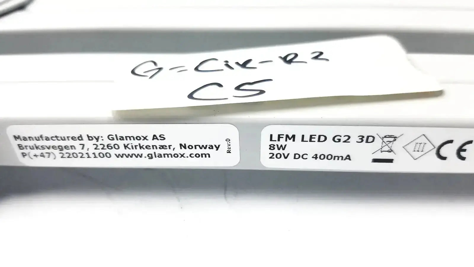 Luxo LFG028214 - LFM LED G2, 45' Arm, 3 Diopter Lens and Clamp - Untested Magnifying Lamp, as-is (for parts) product photo 3