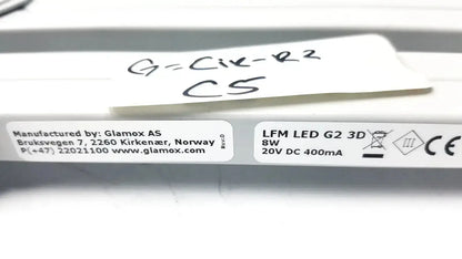 Luxo LFG028214 - LFM LED G2, 45' Arm, 3 Diopter Lens and Clamp - Untested Magnifying Lamp, as-is (for parts) product photo 3