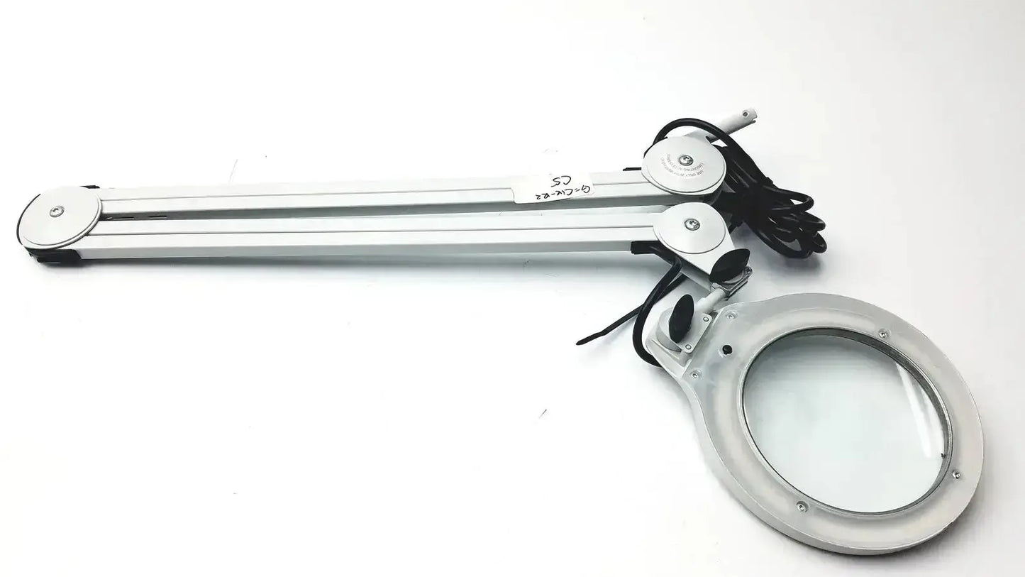 Luxo LFG028214 - LFM LED G2, 45' Arm, 3 Diopter Lens and Clamp - Untested Magnifying Lamp, as-is (for parts) product photo 7