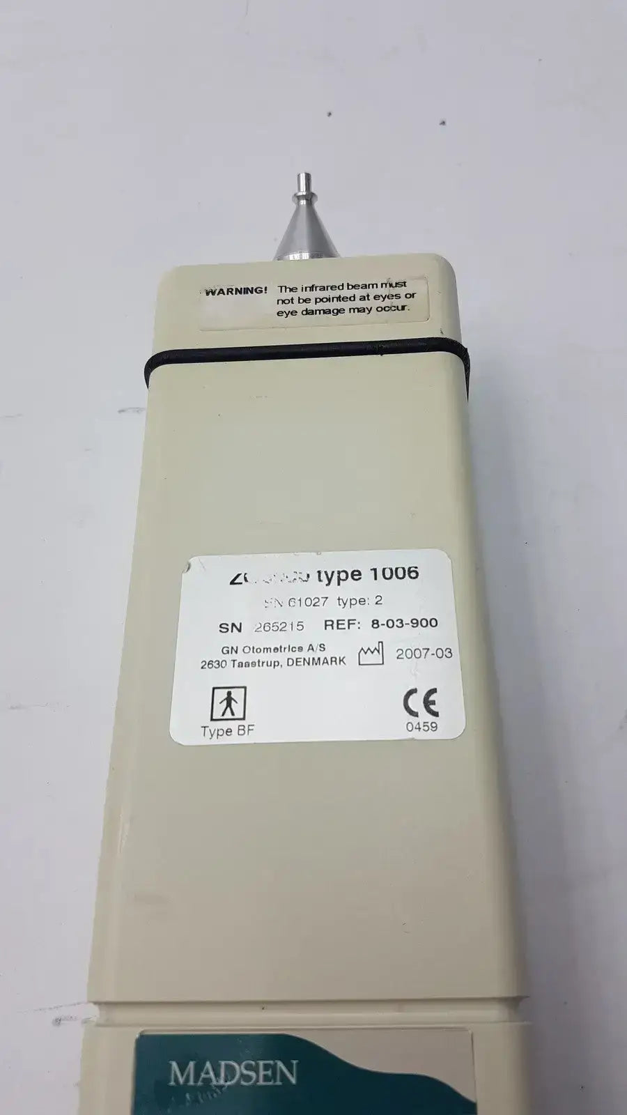 Madsen Madesen TYMP-Screen Madsen EN 61027 Type: 2 ZO3000 Type 1006 Diagnostic Tympanometer, second-hand product photo 8