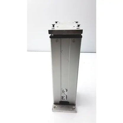 Silver metallic rectangular liestal actuator with bolted mounting points by magnetic elektromotoren for reuse medical applications