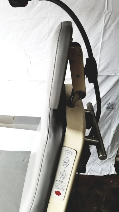 Reuse Medical Equipment Magnetic TLT10-AX31A-016 Power Exam Chair 2x24-28VDC 2x5.5A Swiss Made Powered Examination Chairs, as-is (for parts) product photo 6