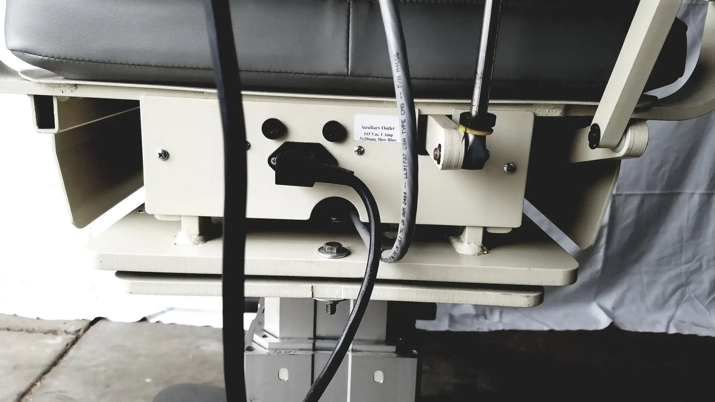Reuse Medical Equipment Magnetic TLT10-AX31A-016 Power Exam Chair 2x24-28VDC 2x5.5A Swiss Made Powered Examination Chairs, as-is (for parts) product photo 14