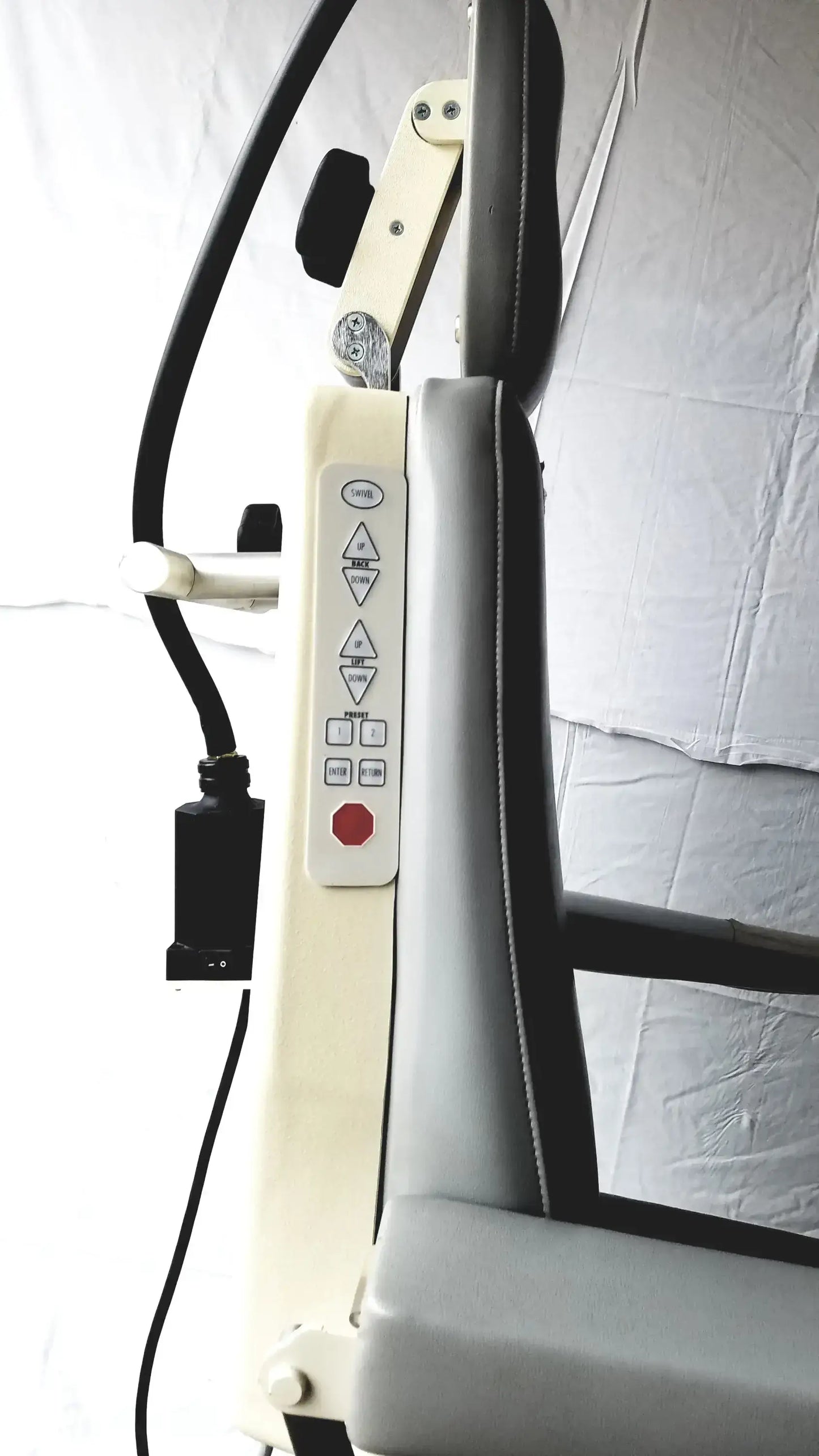 Reuse Medical Equipment Magnetic TLT10-AX31A-016 Power Exam Chair 2x24-28VDC 2x5.5A Swiss Made Powered Examination Chairs, as-is (for parts) product photo 21