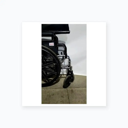 Reuse Medical Equipment Manual Wheelchair - Durable Black Seat Mobility Assist Manual Wheelchair, second-hand product photo 21