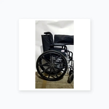 Reuse Medical Equipment Manual Wheelchair - Durable Black Seat Mobility Assist Manual Wheelchair, second-hand product photo 24