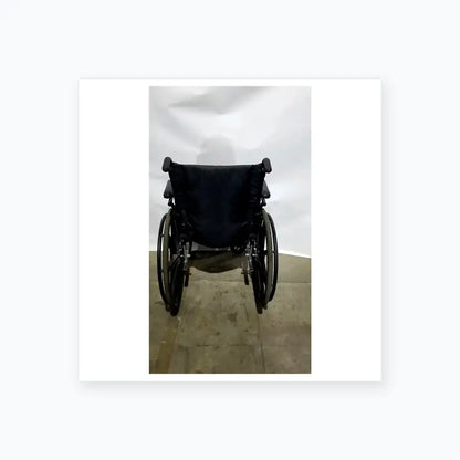 Reuse Medical Equipment Manual Wheelchair - Durable Black Seat Mobility Assist Manual Wheelchair, second-hand product photo 7