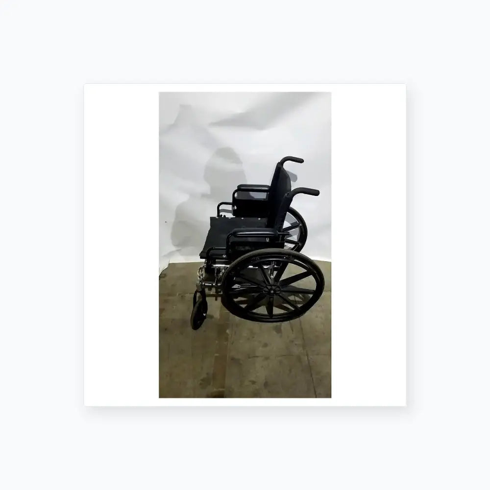 Reuse Medical Equipment Manual Wheelchair - Durable Black Seat Mobility Assist Manual Wheelchair, second-hand product photo 11