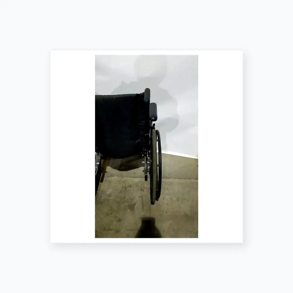 Reuse Medical Equipment Manual Wheelchair - Durable Black Seat Mobility Assist Manual Wheelchair, second-hand product photo 5