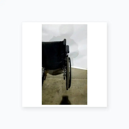 Reuse Medical Equipment Manual Wheelchair - Durable Black Seat Mobility Assist Manual Wheelchair, second-hand product photo 5